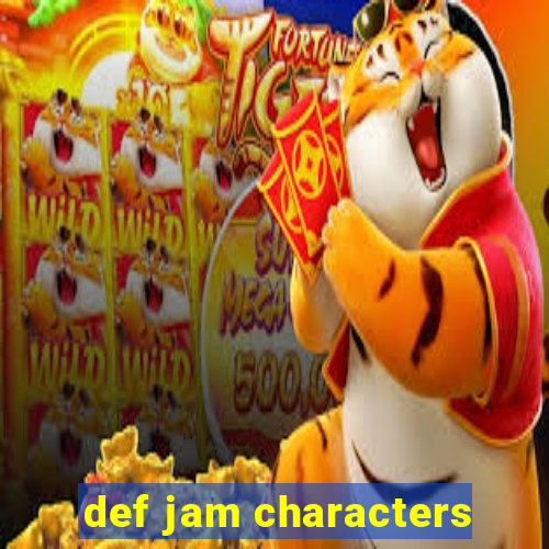 def jam characters